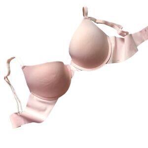 Tahari Women's Laser Cut Smoothing Contour Underwire Bra 38C Pink NWT Plunge